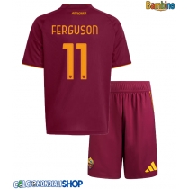 Maglie da calcio AS Roma Evan Ferguson #11 Prima Maglia Bambino 2025-26 Manica Corta + Pantaloni corti)